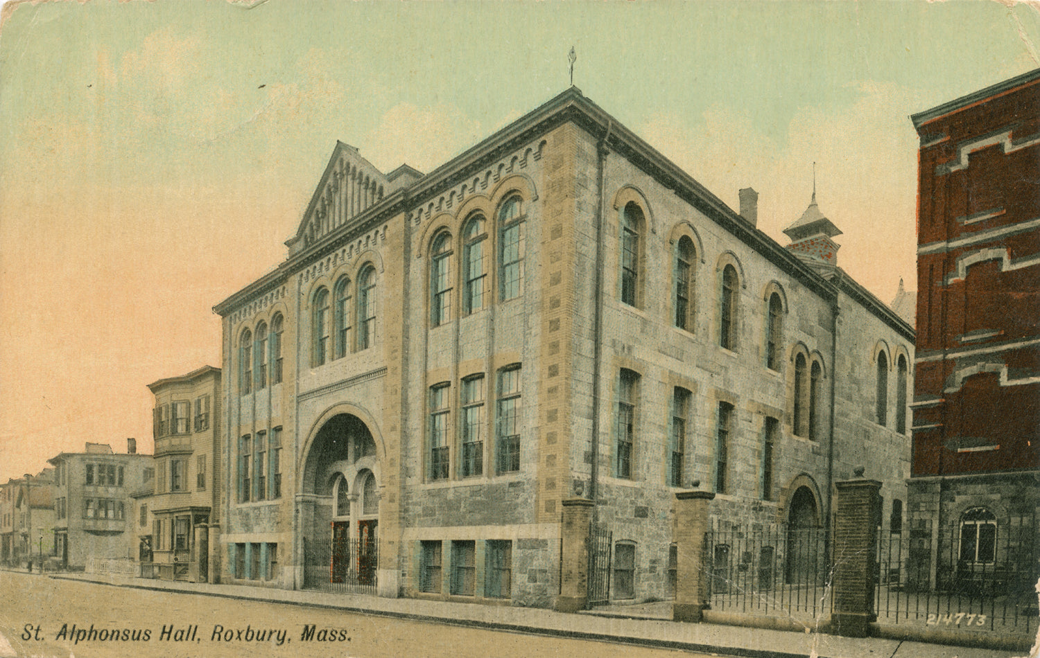 Saint Alphonsus Hall, Roxbury, Massachusetts WardMaps LLC