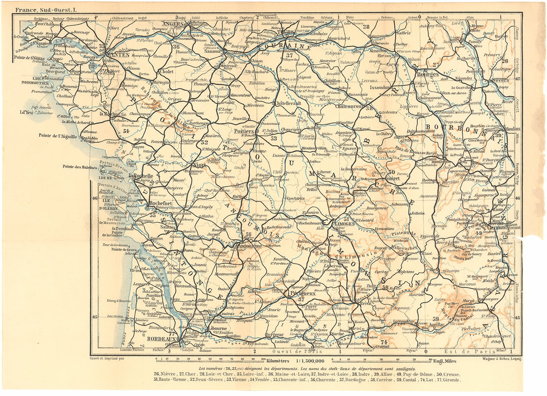 Central West France 1914