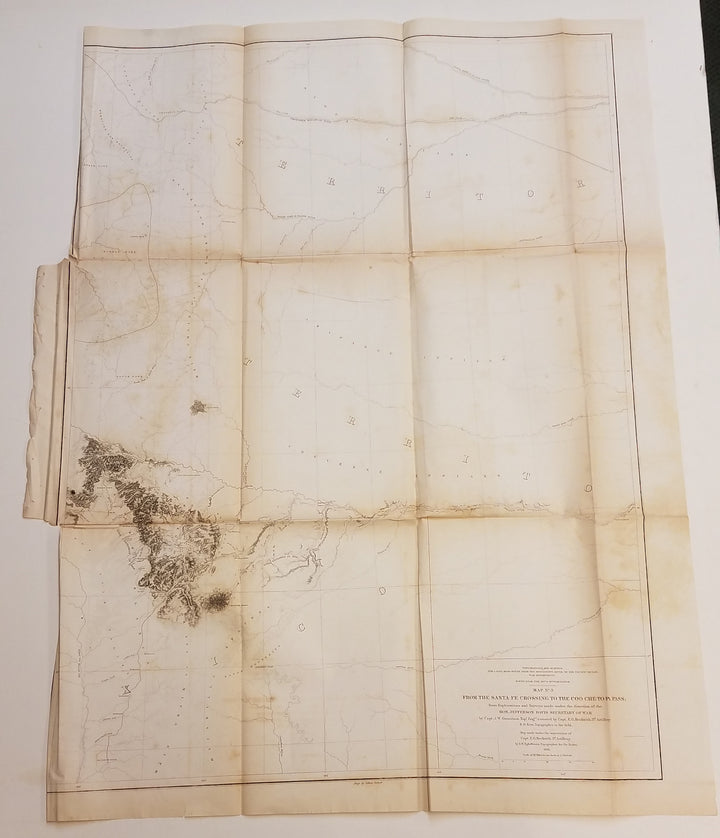 Santa Fe Crossing to The Coo-Che-To-Pa Pass, United States 1855