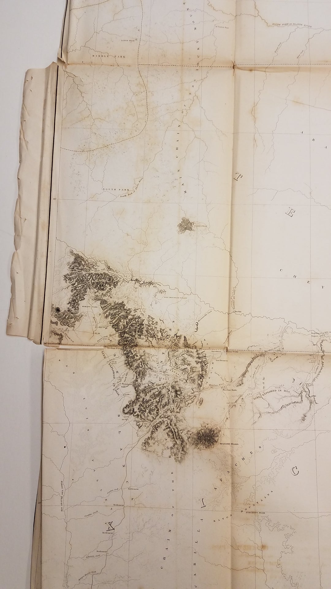 Santa Fe Crossing to The Coo-Che-To-Pa Pass, United States 1855