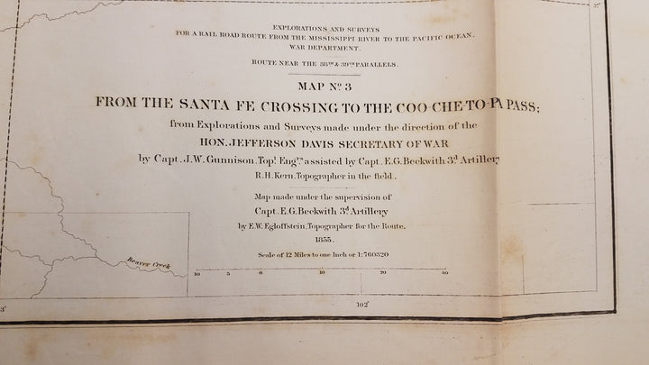 Santa Fe Crossing to The Coo-Che-To-Pa Pass, United States 1855