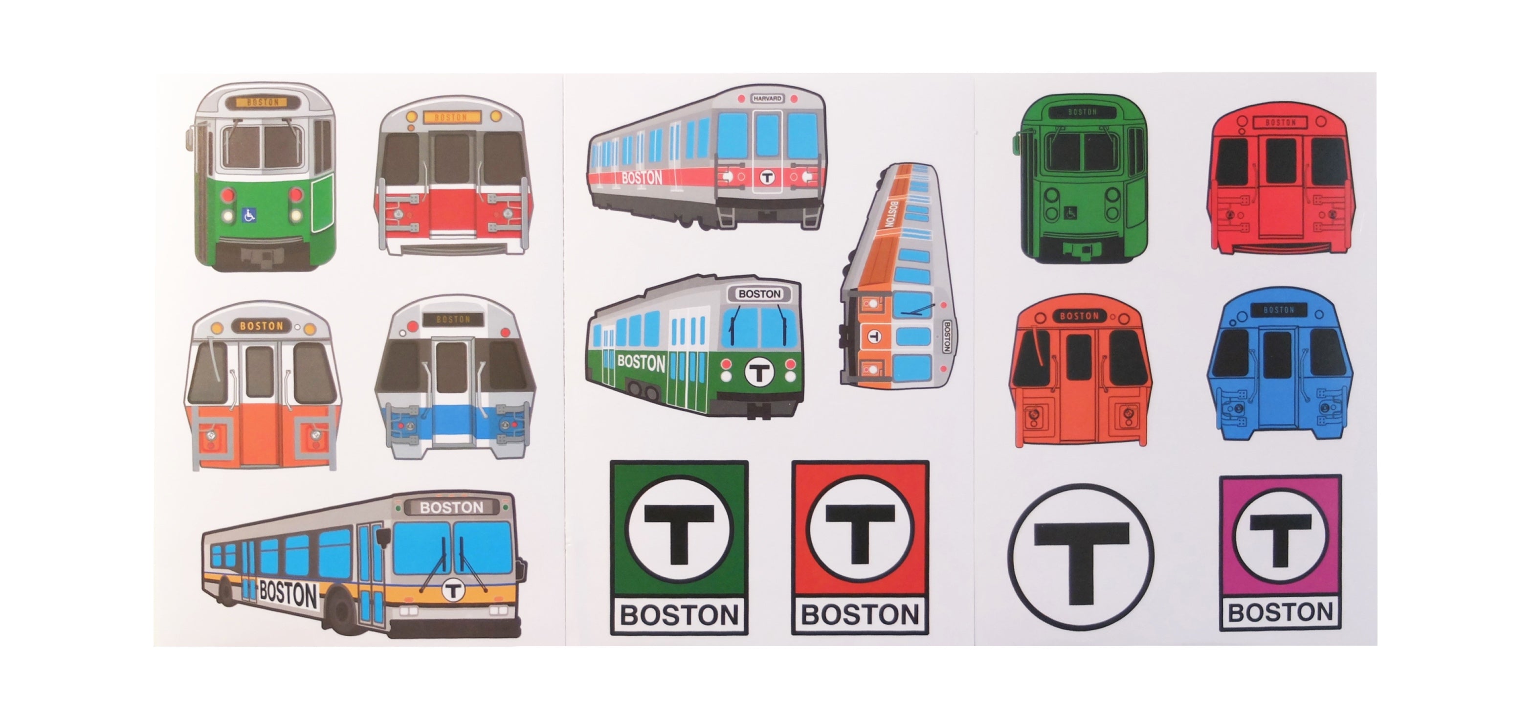 MBTA Sticker Bundle