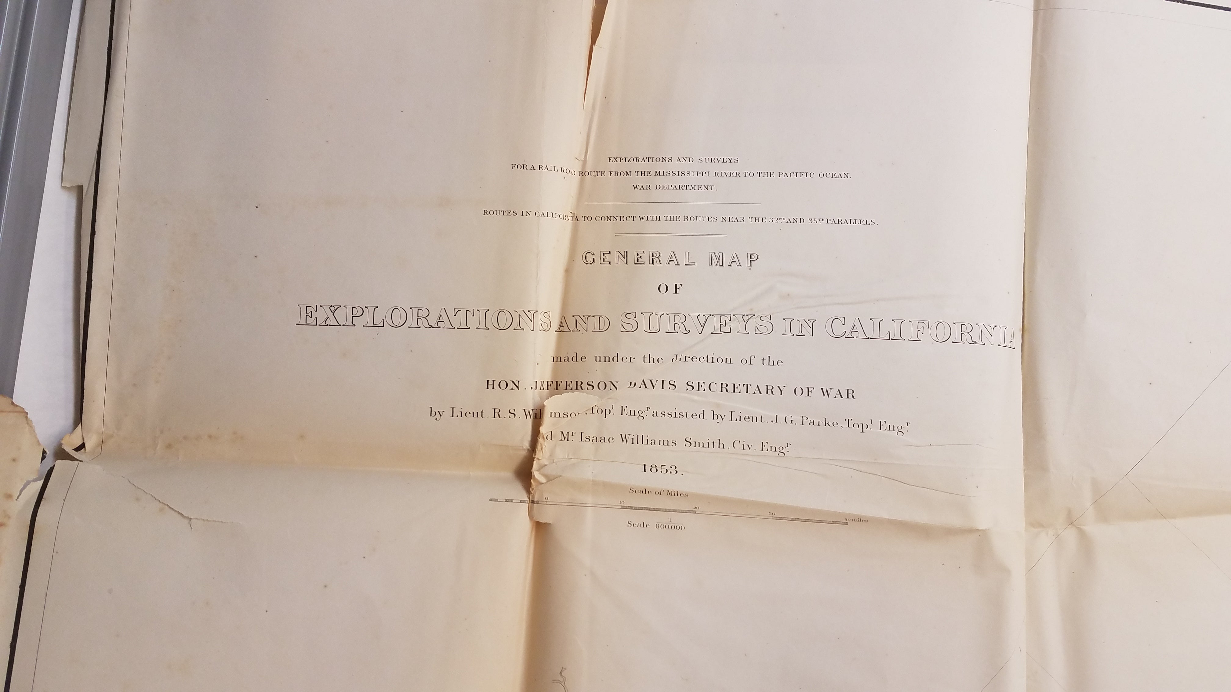 Explorations and Surveys in California 1853