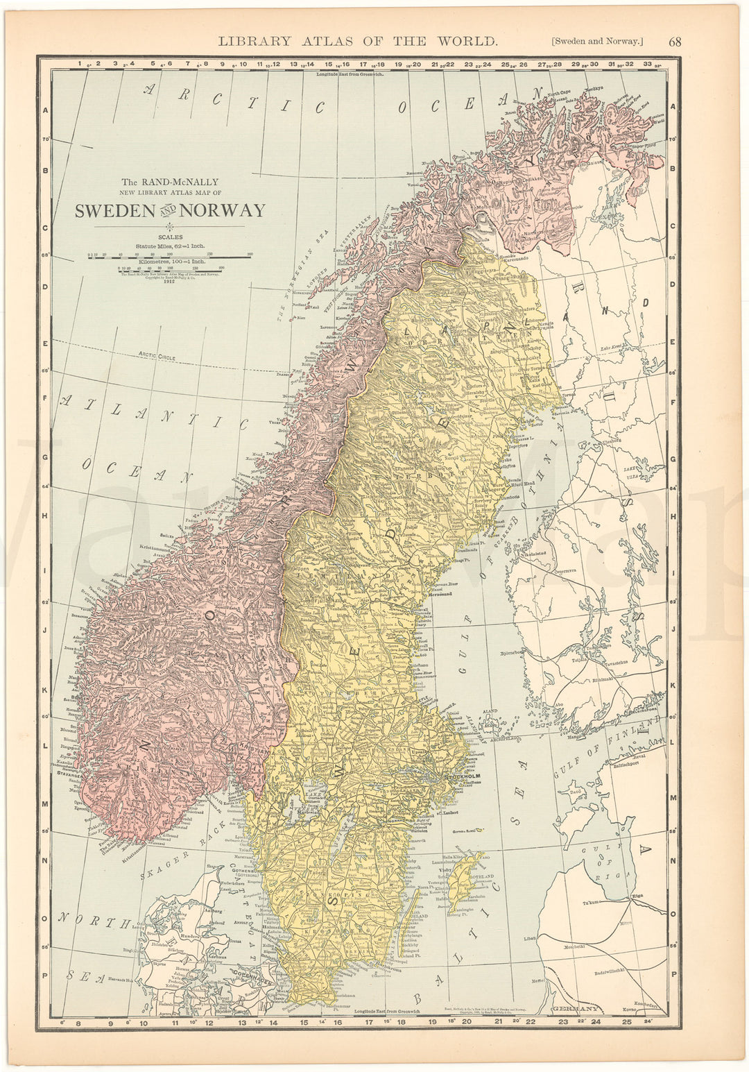 Norway and Sweden 1912