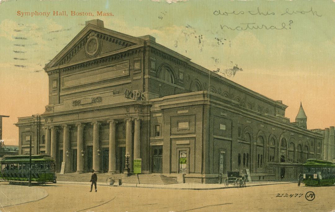 Symphony Hall, Boston, Massachusetts 01