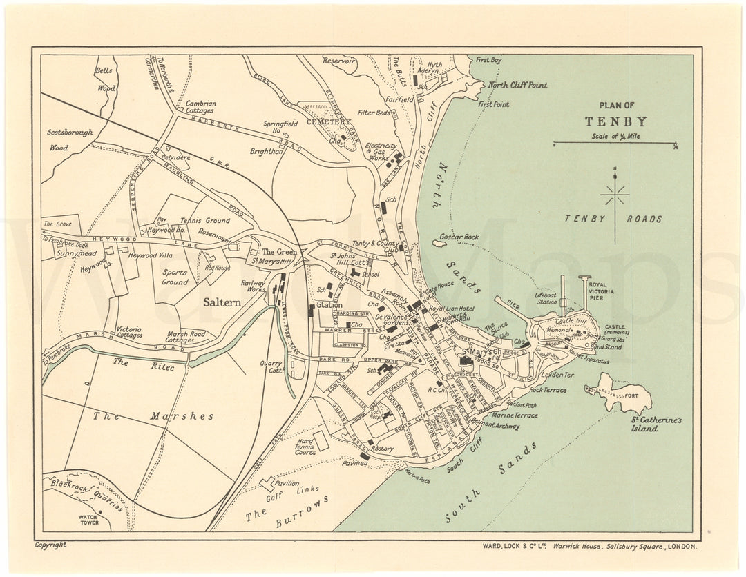 Tenby, Wales 1935-36