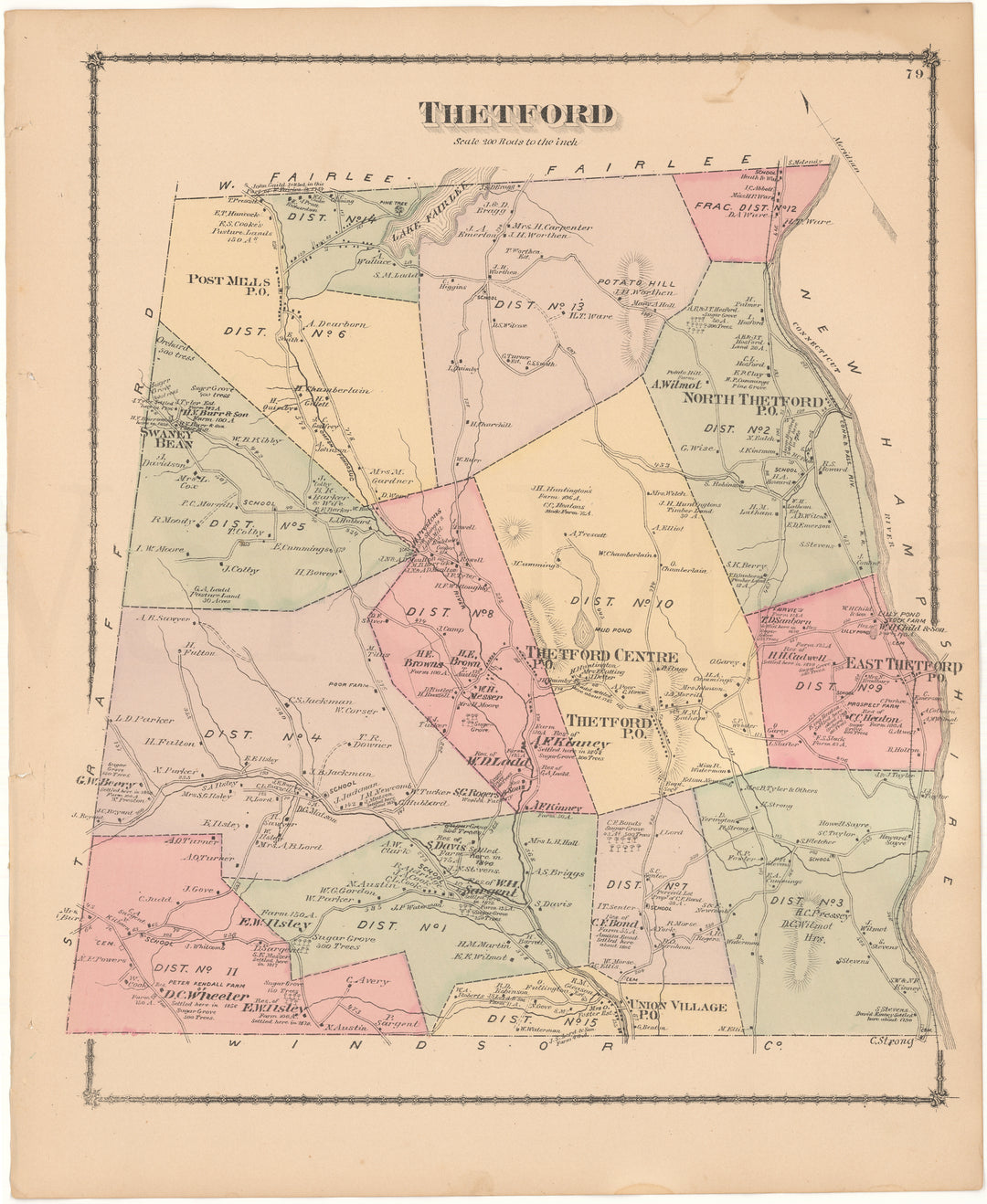 Thetford, Vermont 1877