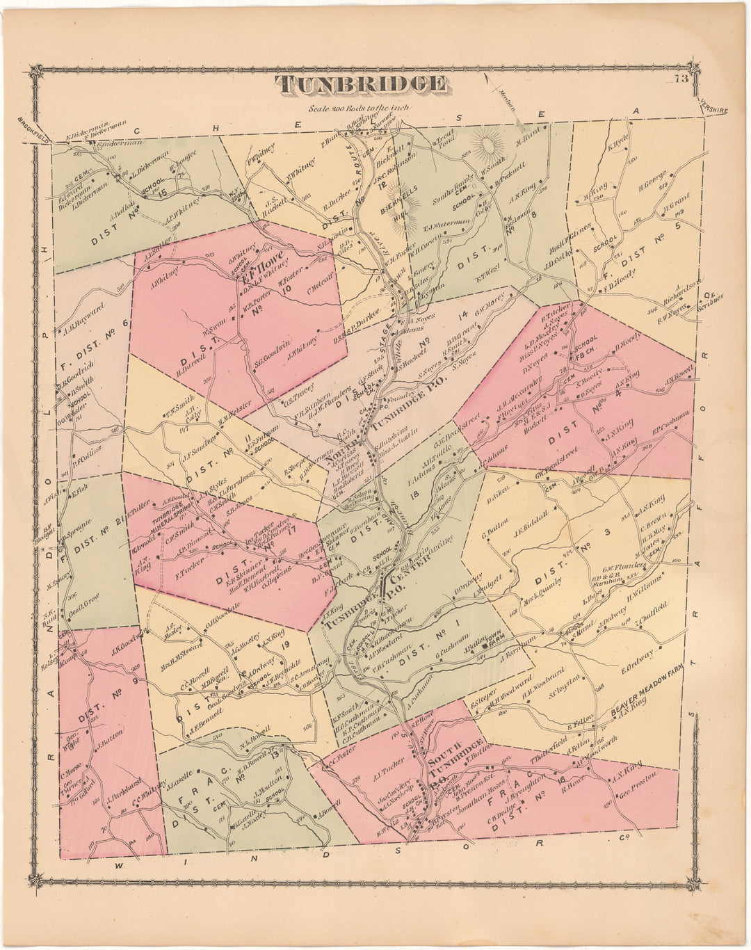 Tunbridge, Vermont 1877