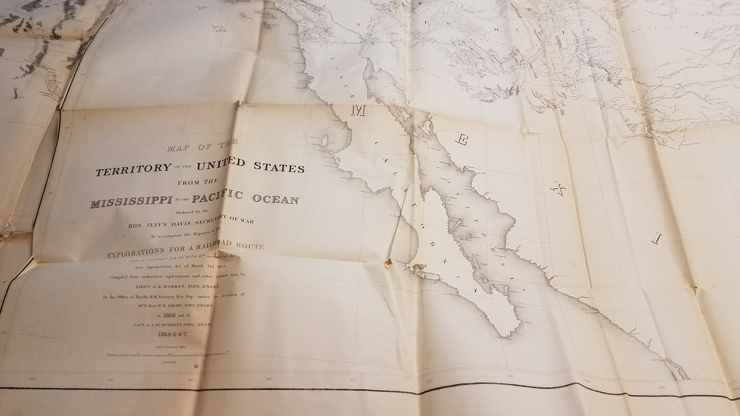 United States from The Mississippi to The Pacific 1857