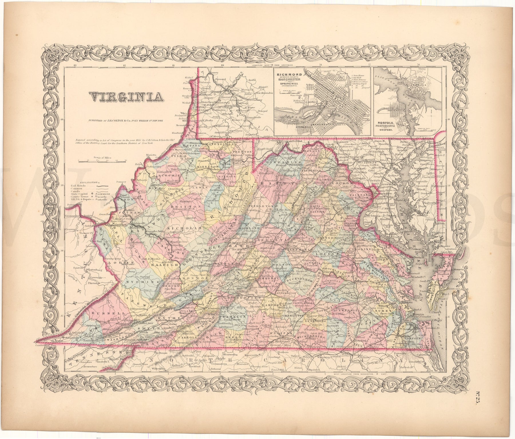 Virginia 1856 WardMaps LLC