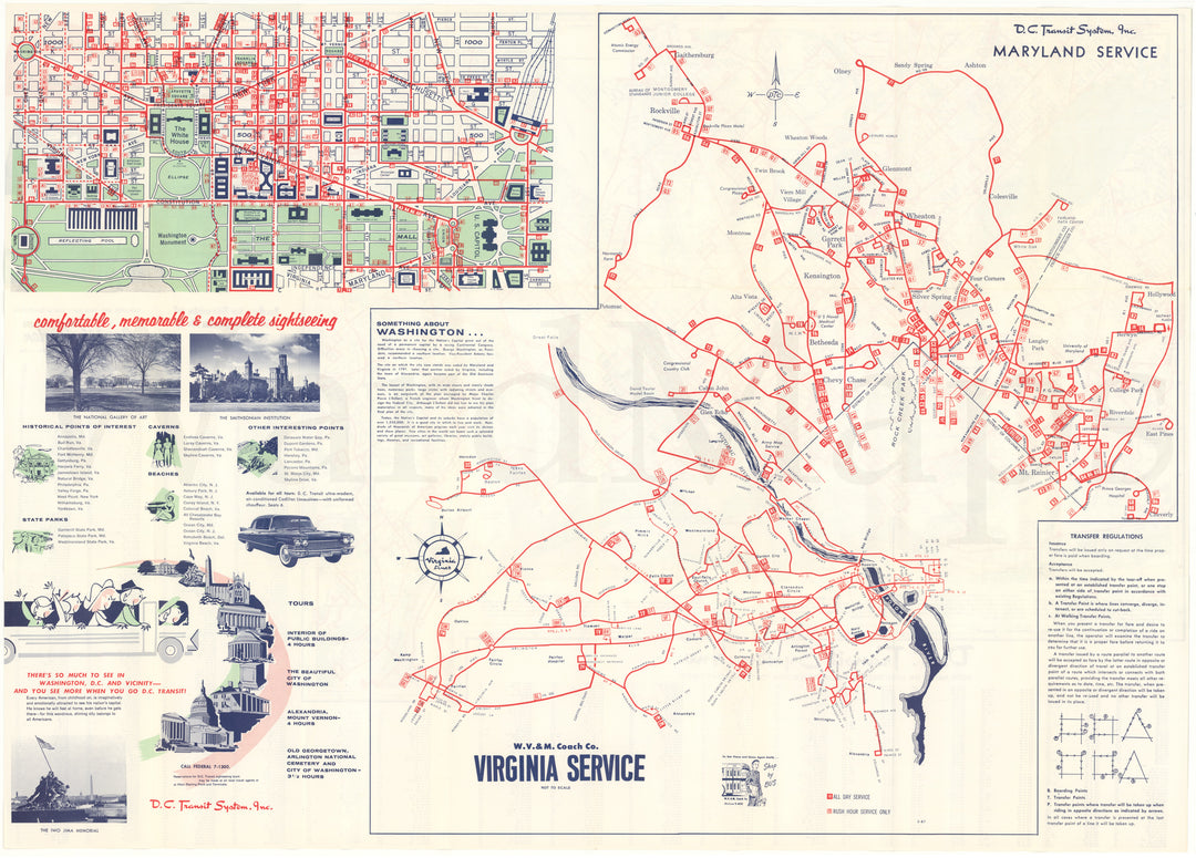 Washington, D.C. Transit System 1967 January 15 (Side B)