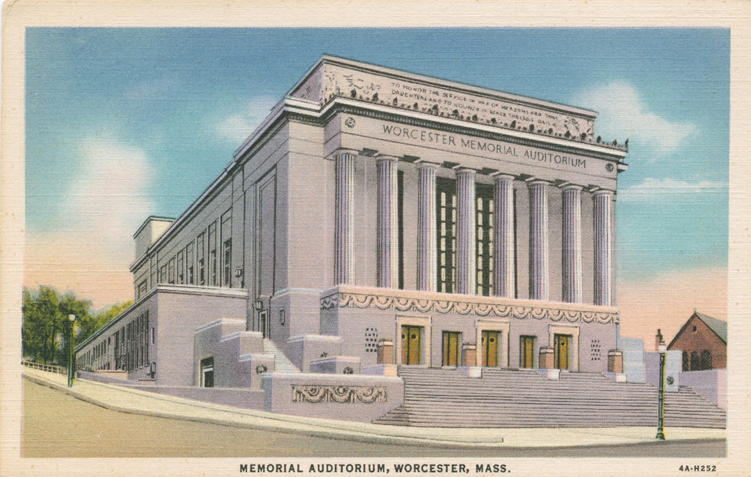 Worcester, Massachusetts: Memorial Auditorium