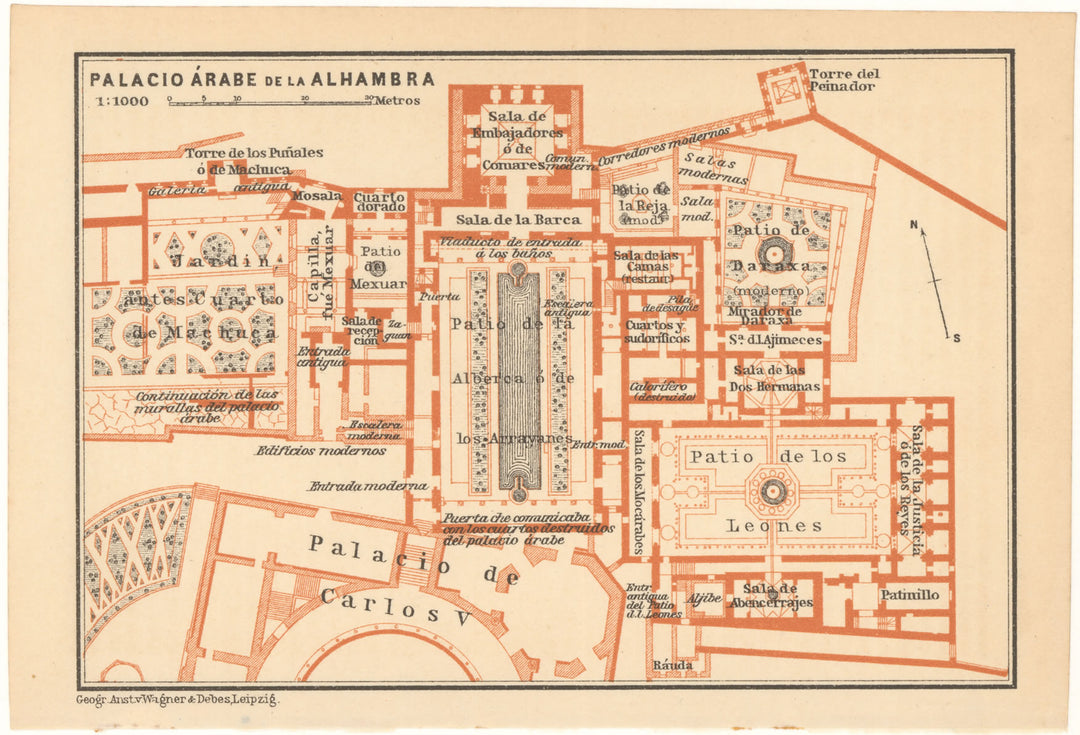 Alhambra, Granada, Spain 1913