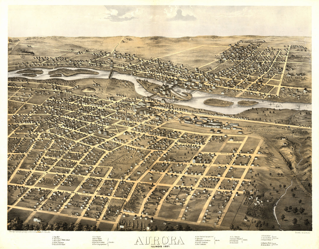 Aurora, Illinois 1867