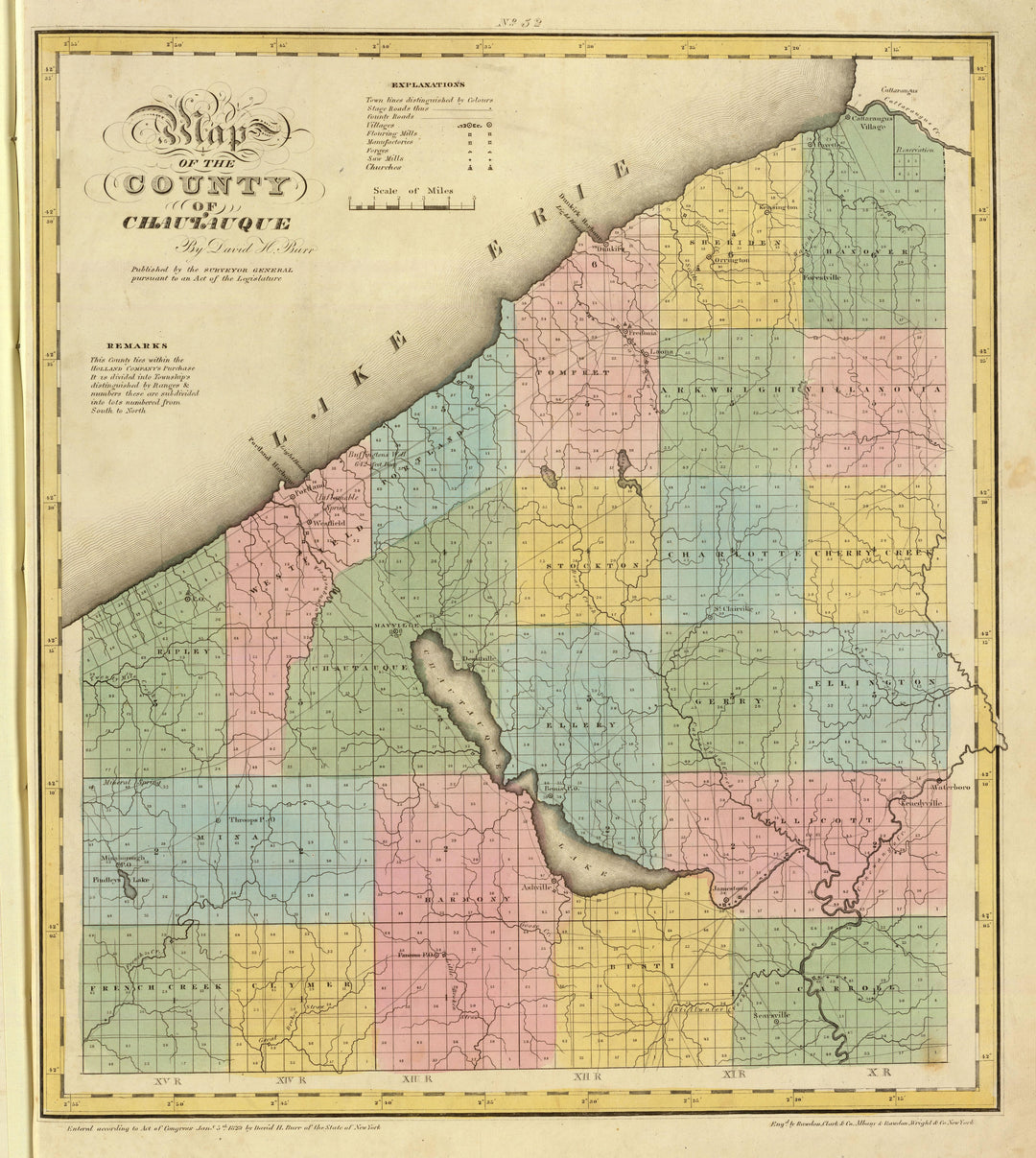Chautauque County, New York 1829