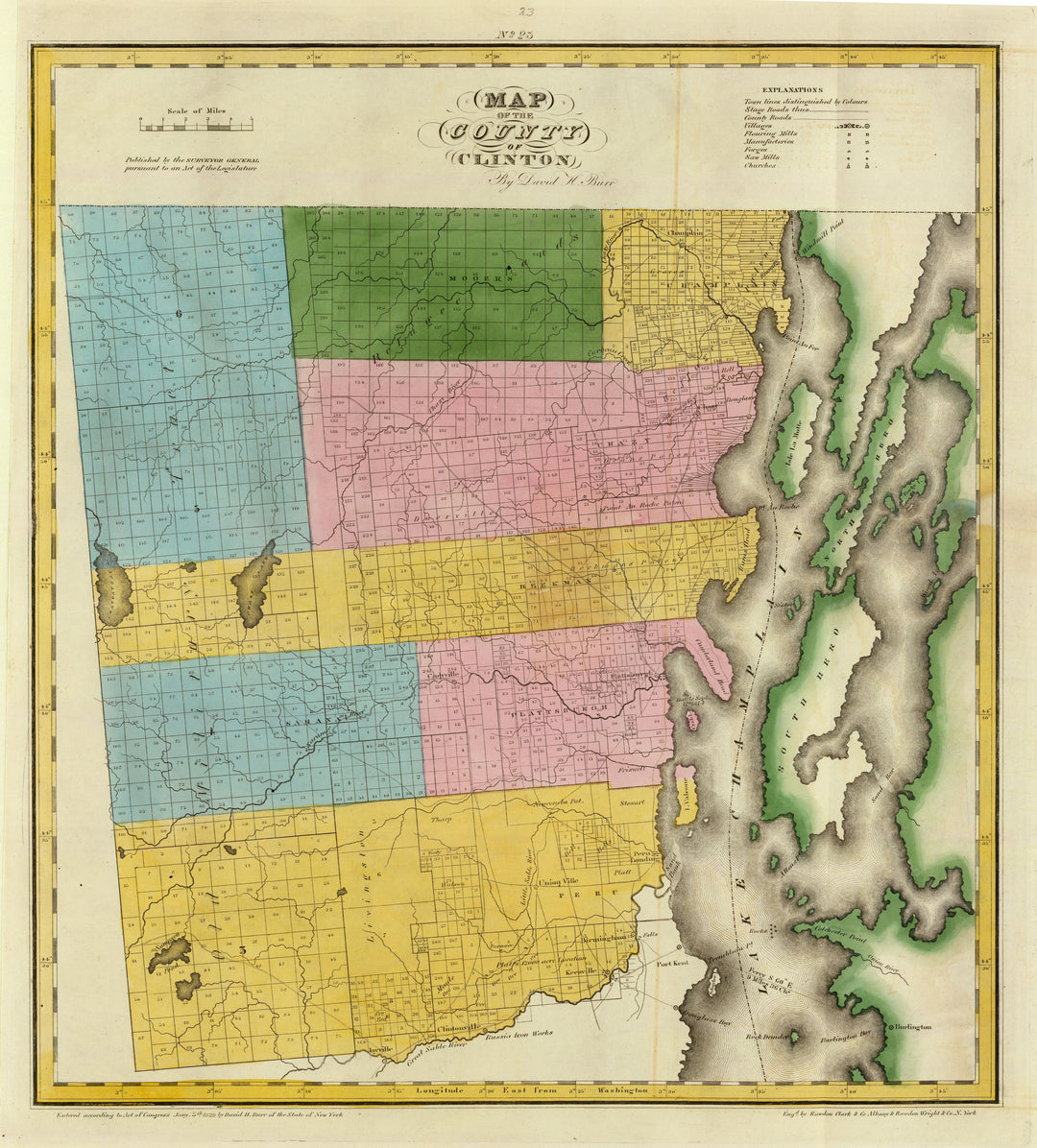 Clinton County, New York 1829