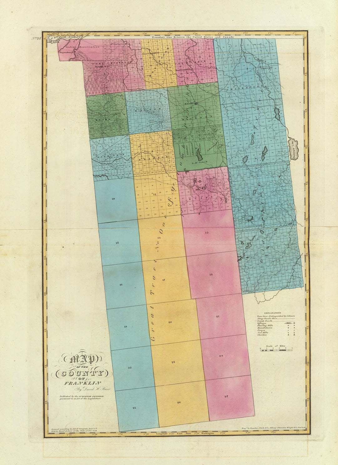 Franklin County, New York 1829