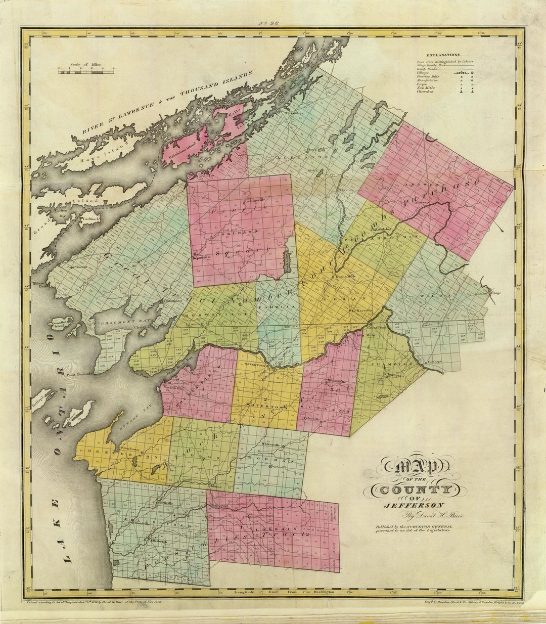 Jefferson County, New York 1829