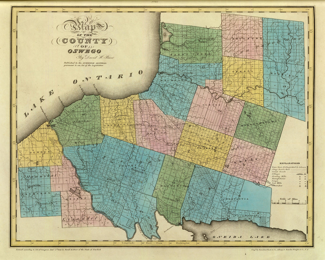 Oswego County, New York 1829