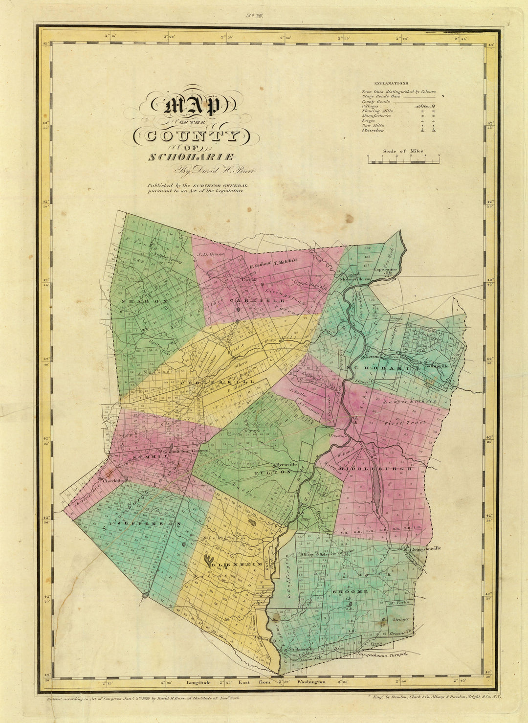 Schoharie County, New York 1829