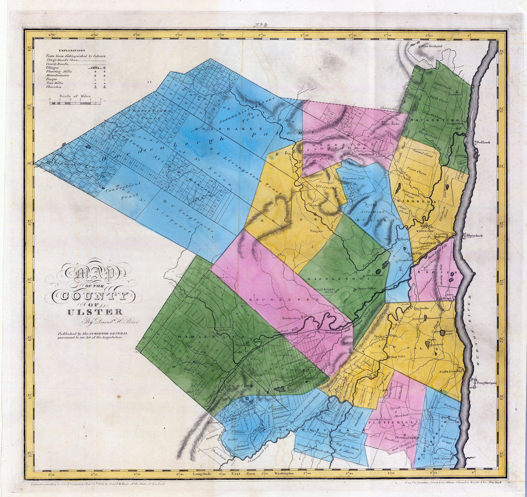 Ulster County, New York 1829