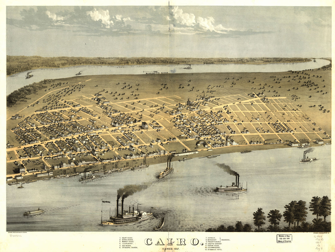 Cairo, Illinois 1867