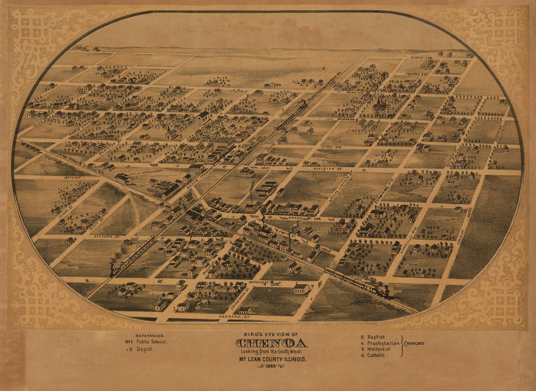 Chenoa, Illinois 1869