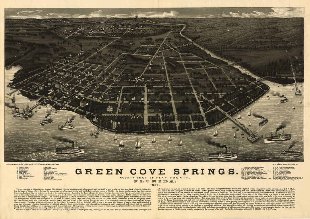 Green Cove Springs, Florida 1885