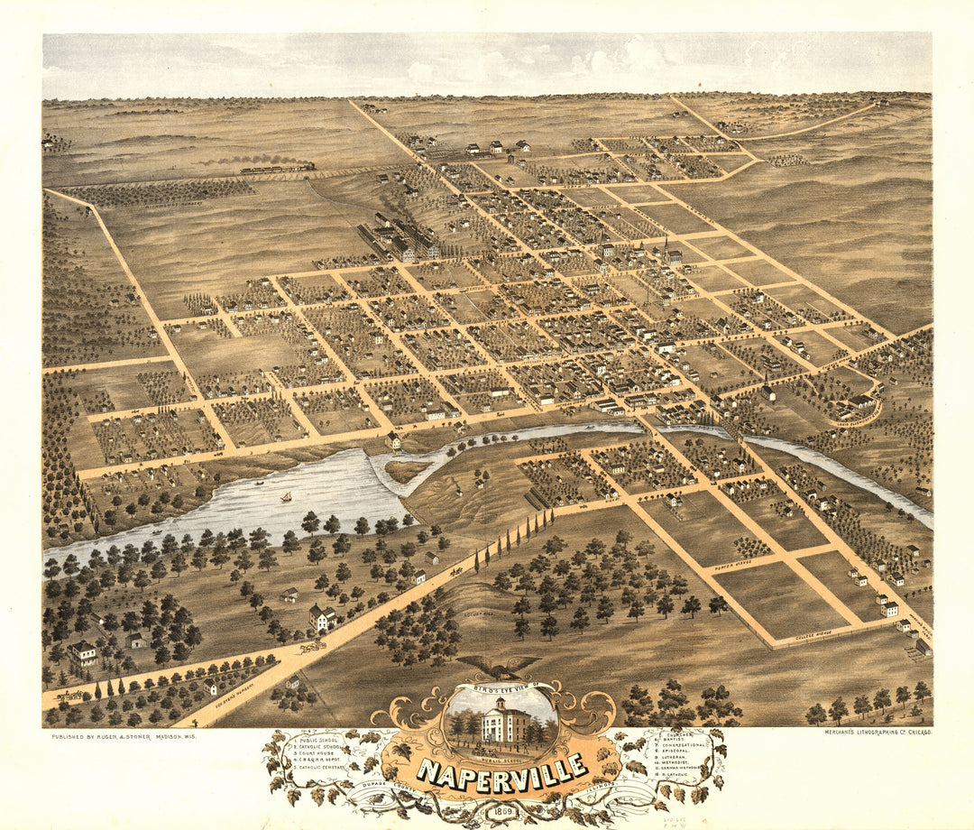 Naperville, Illinois 1869