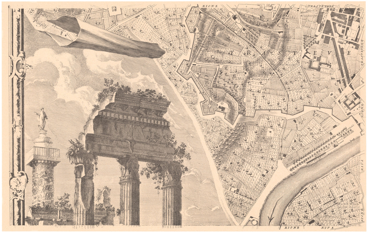 Rome, Italy 1748 – WardMaps LLC