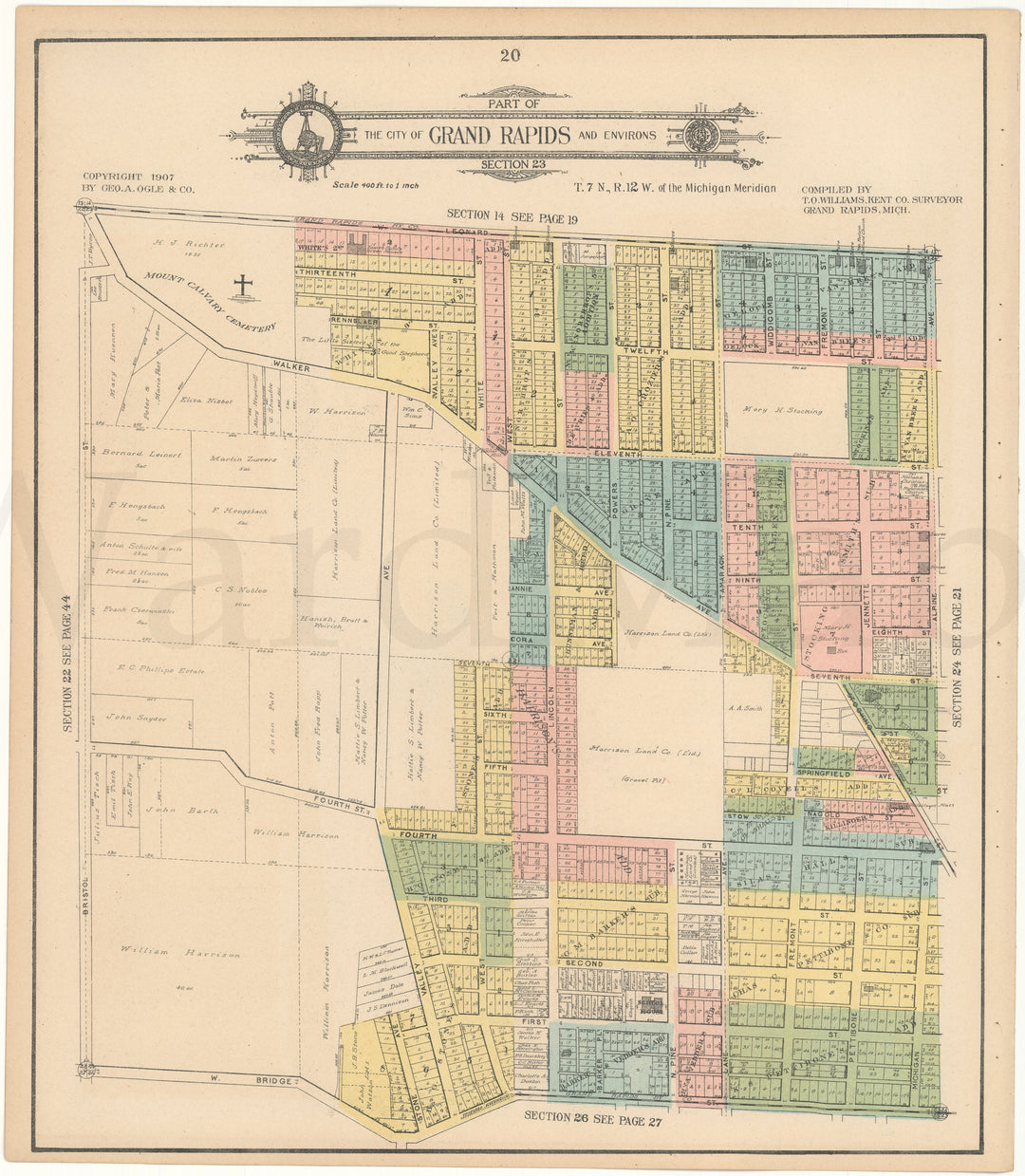 Grand Rapids, Michigan 1907: Section 23