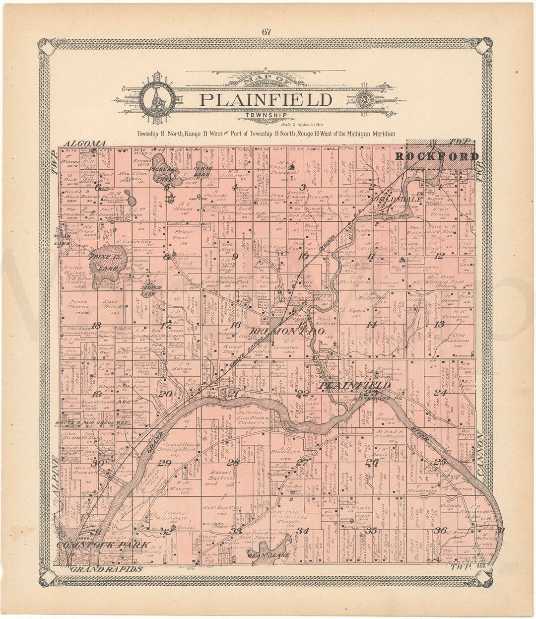 Plainfield Township, Michigan 1907