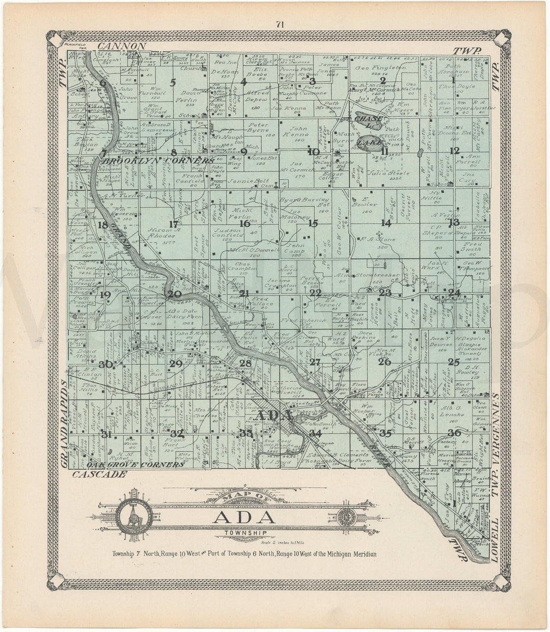 Ada Township, Michigan 1907