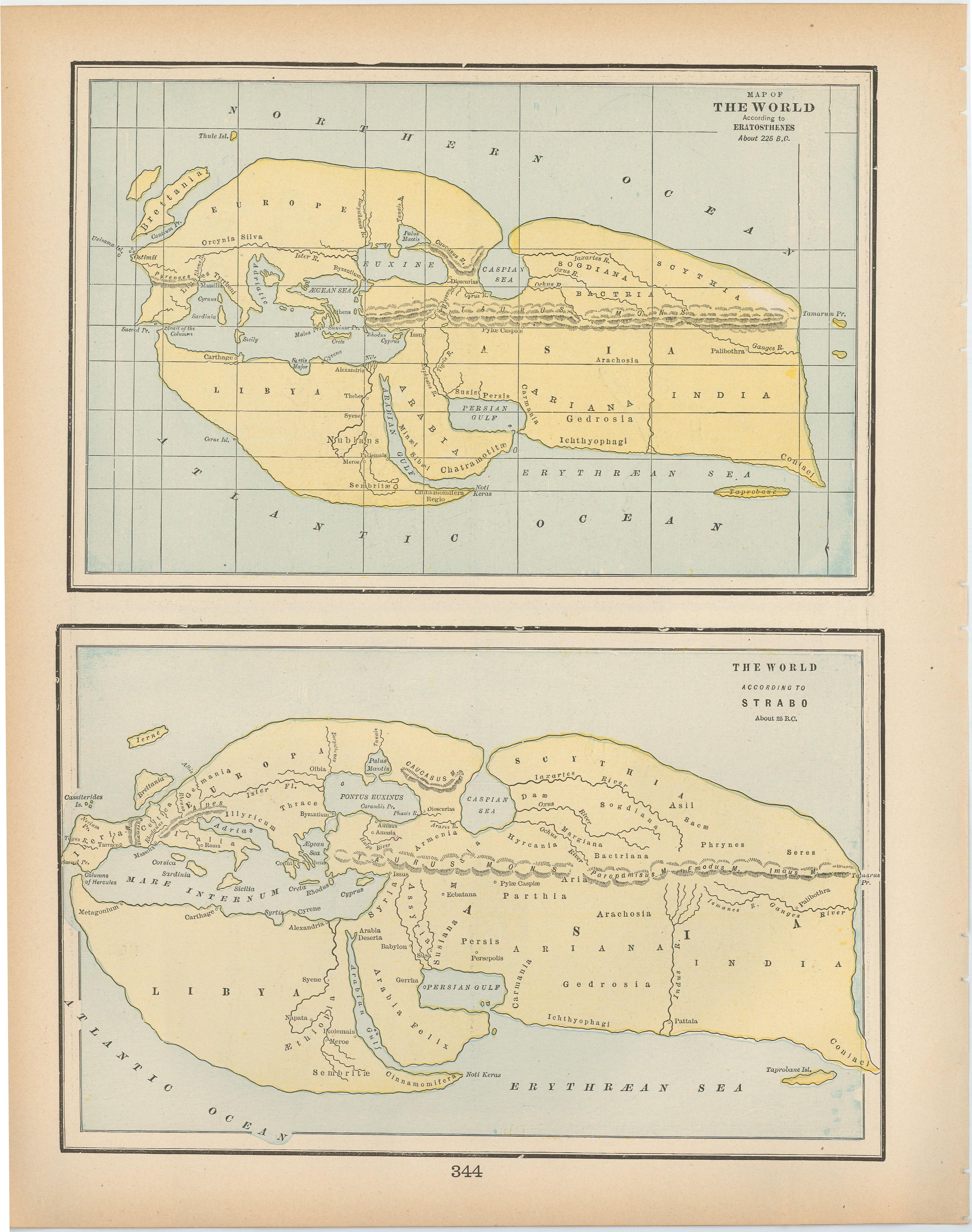 Classical Map 1894: The World According to the Ancients – WardMaps LLC