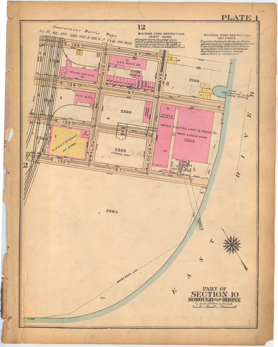 The Bronx, New York 1928 Plate 001