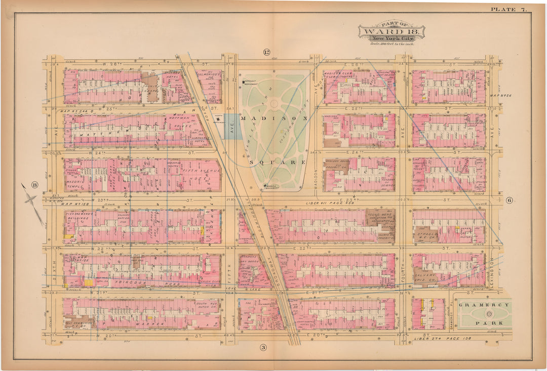 Manhattan, New York 1883 Vol. 3: Plate 007