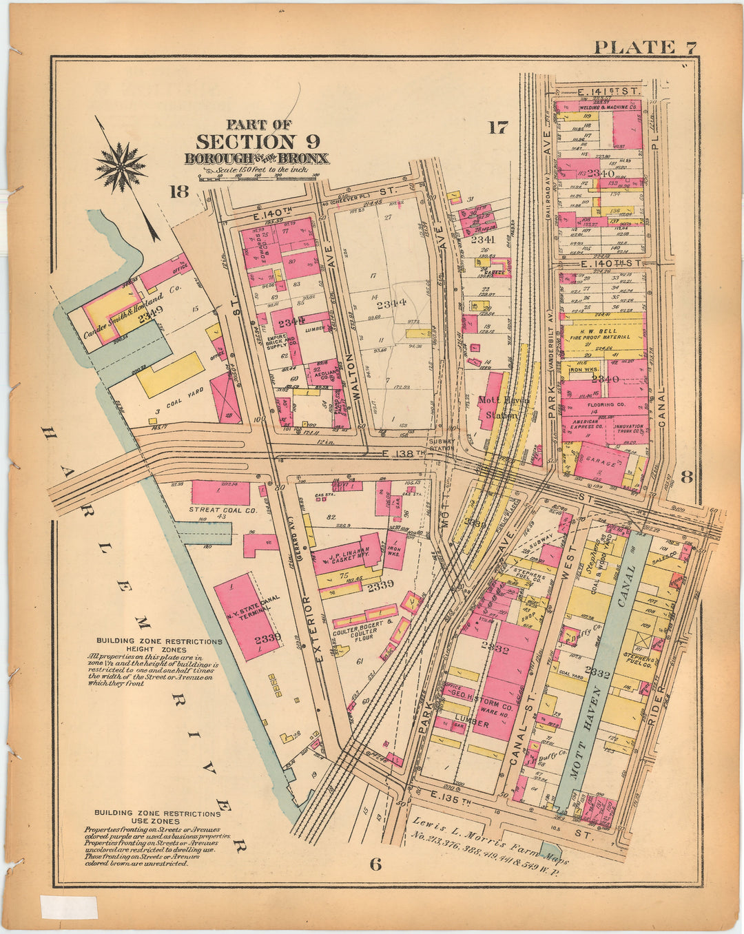 The Bronx, New York 1928 Plate 007