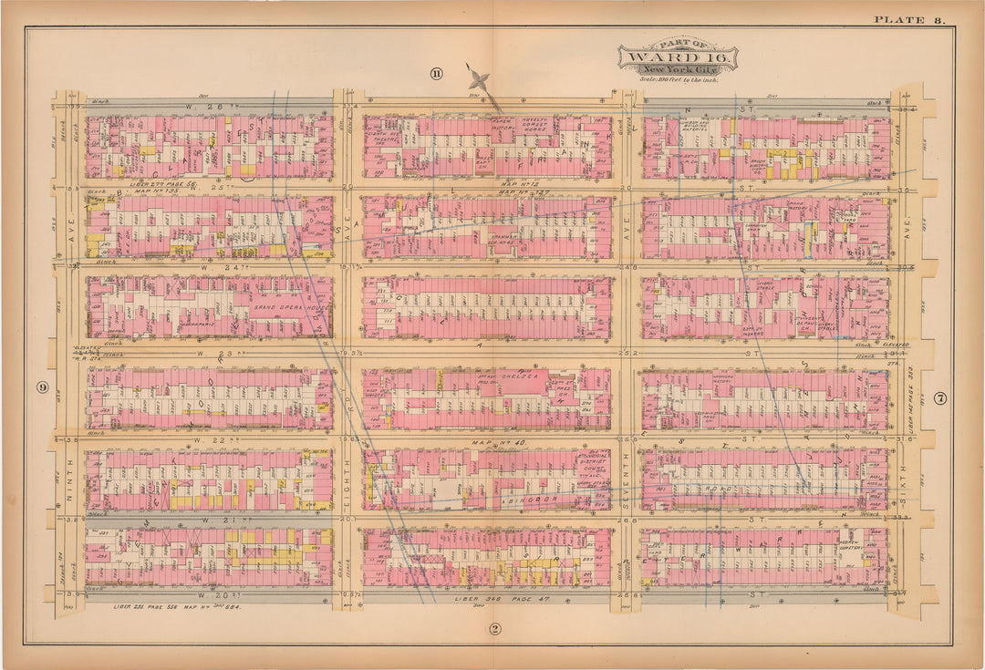 Manhattan, New York 1883 Vol. 3: Plate 008