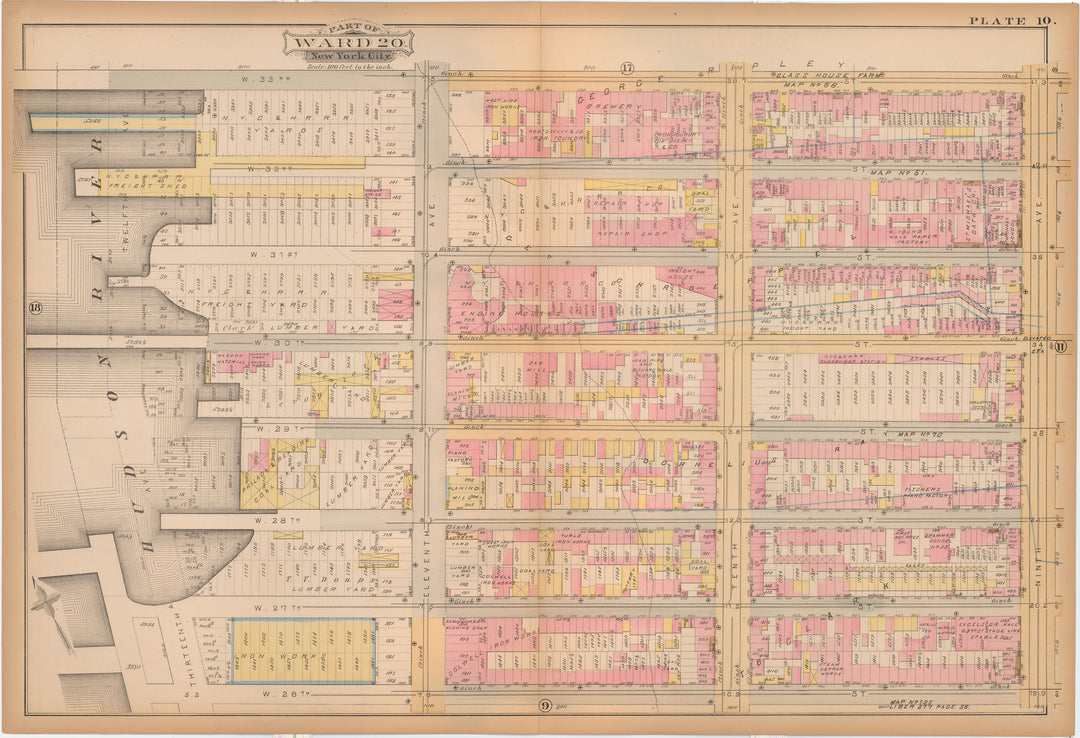 Manhattan, New York 1883 Vol. 3: Plate 010