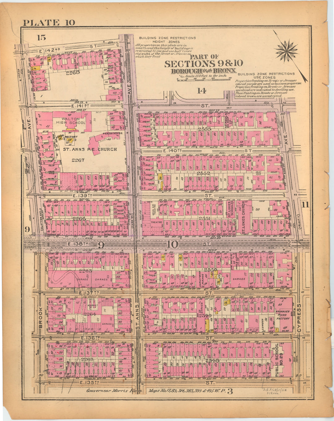 The Bronx, New York 1928 Plate 010