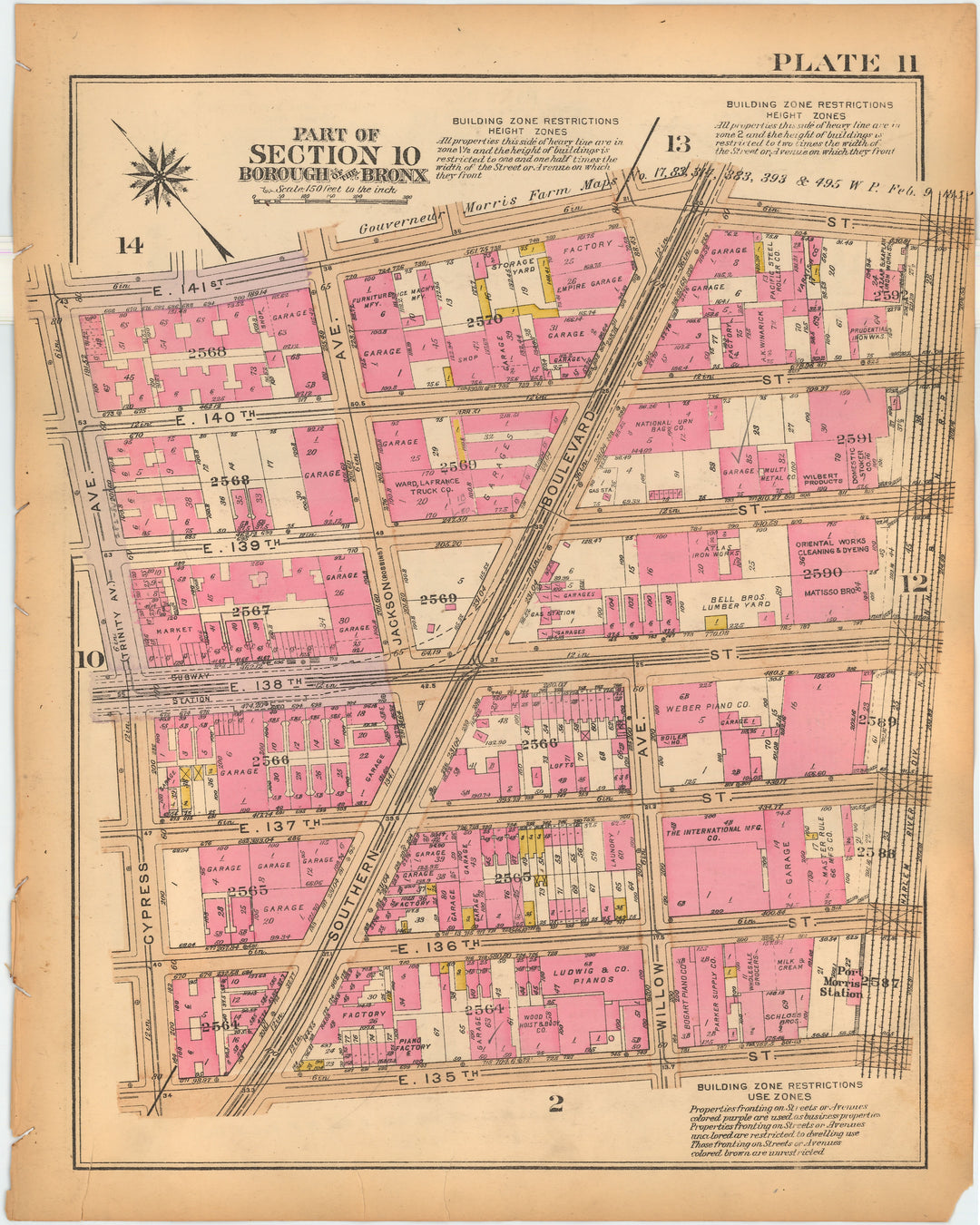 The Bronx, New York 1928 Plate 011