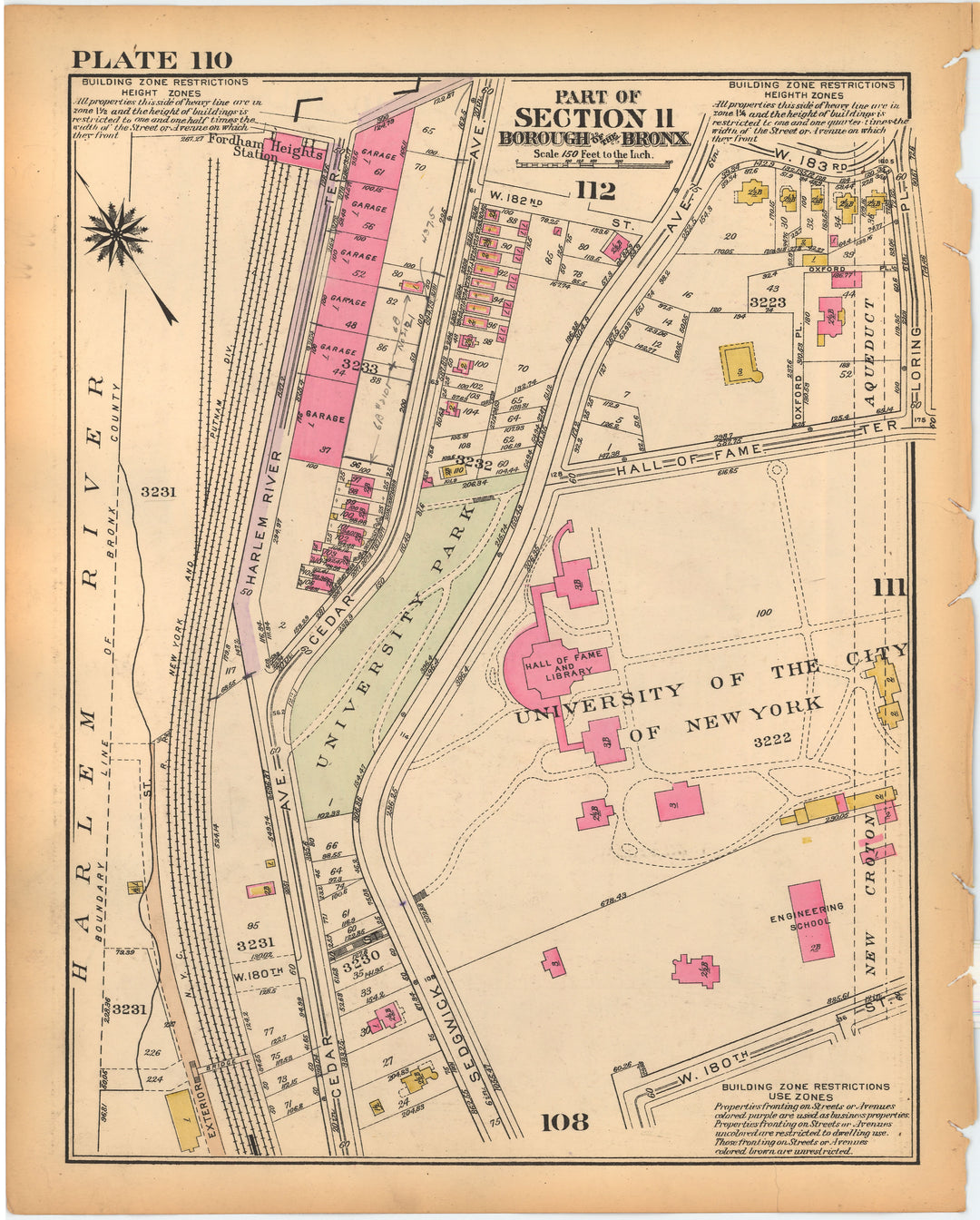 The Bronx, New York 1928 Plate 110