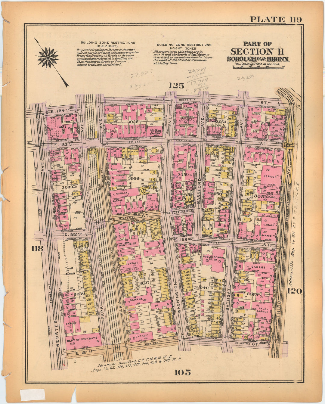 The Bronx, New York 1928 Plate 119