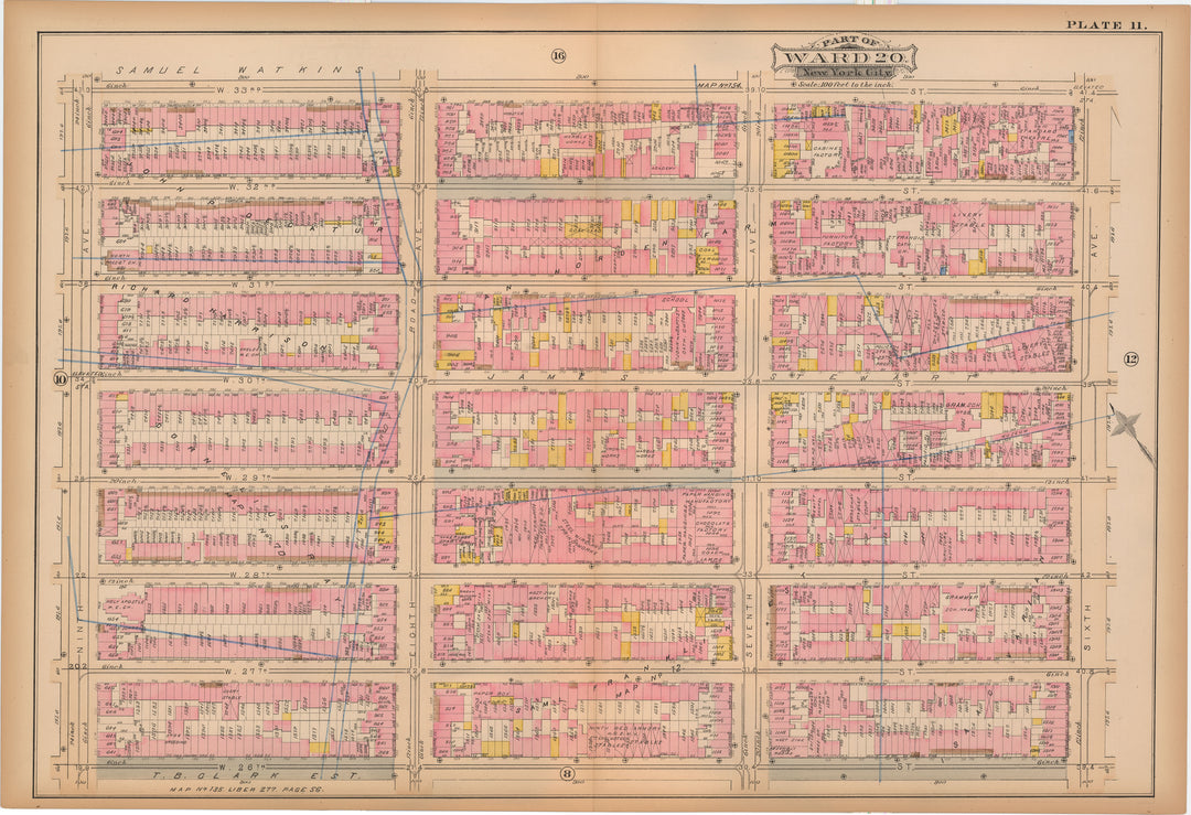 Manhattan, New York 1883 Vol. 3: Plate 011