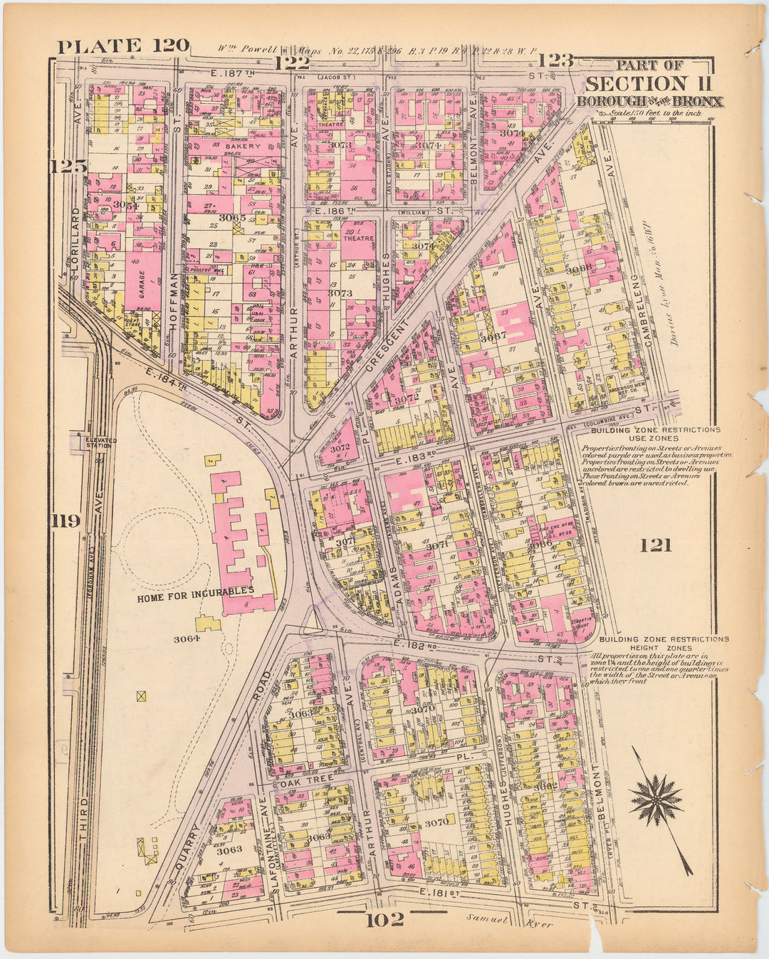 The Bronx, New York 1928 Plate 120