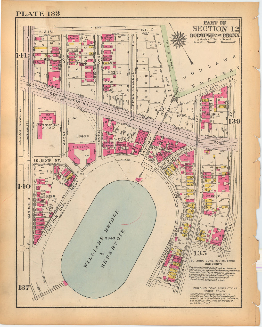 The Bronx, New York 1928 Plate 138