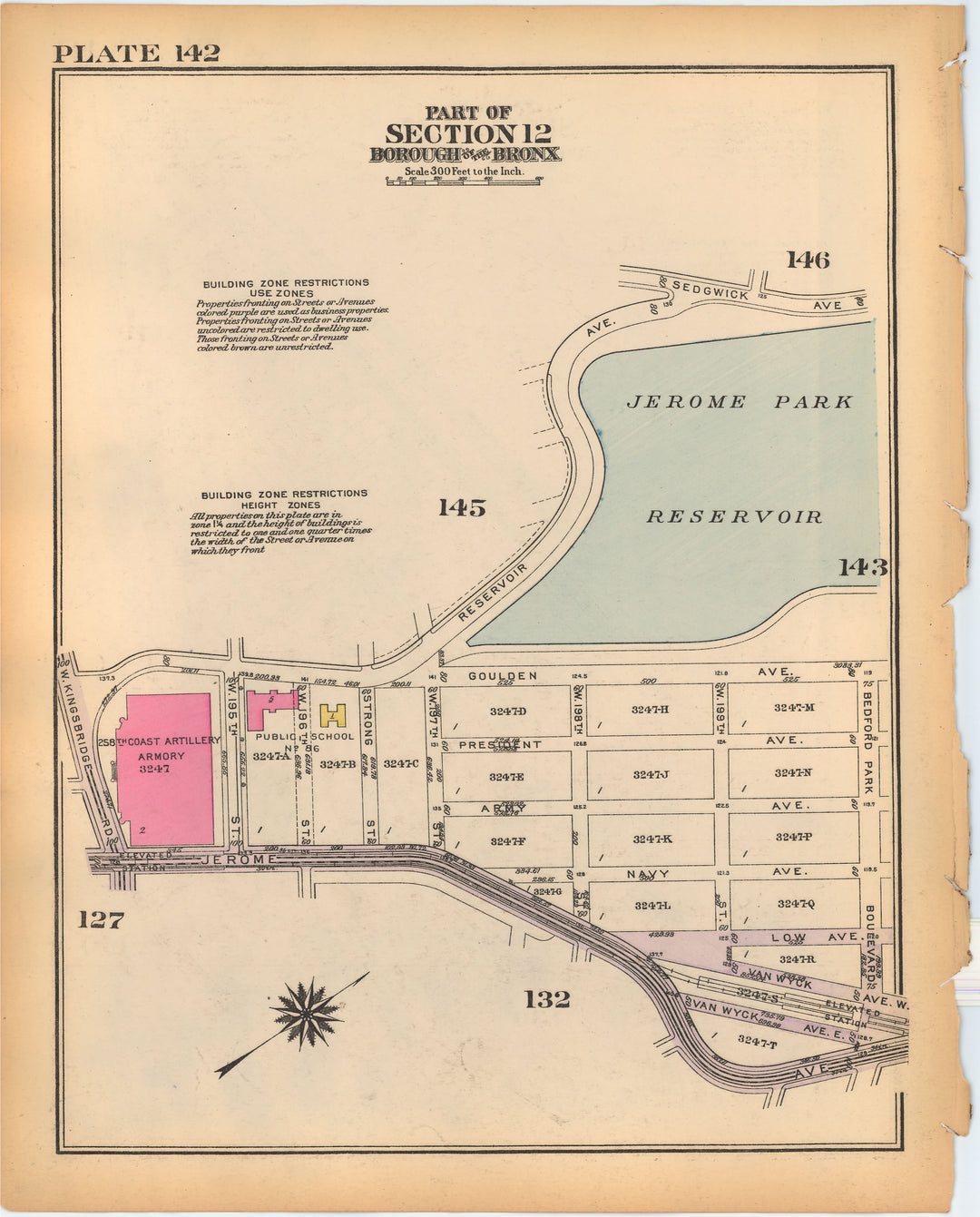 The Bronx, New York 1928 Plate 142