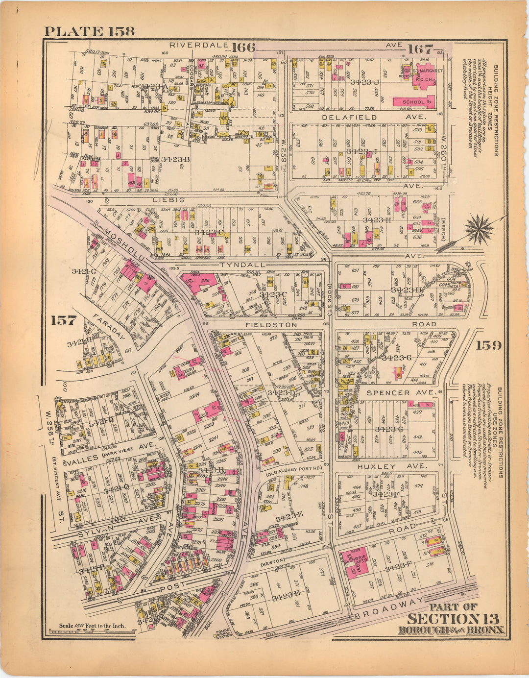 The Bronx, New York 1928 Plate 158