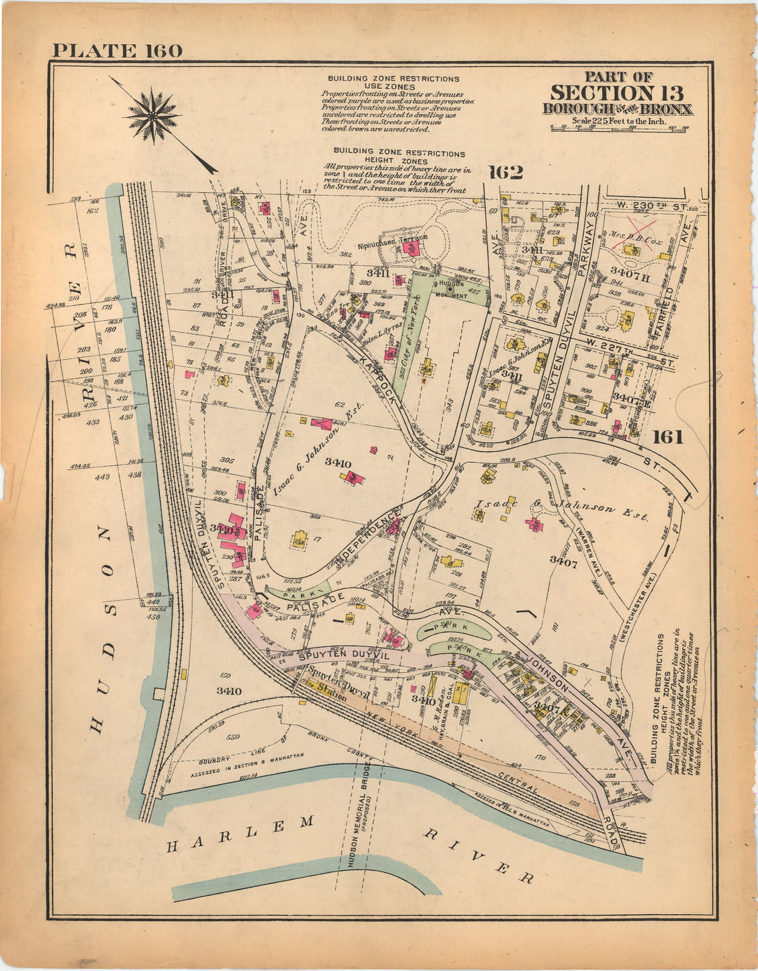 The Bronx, New York 1928 Plate 160