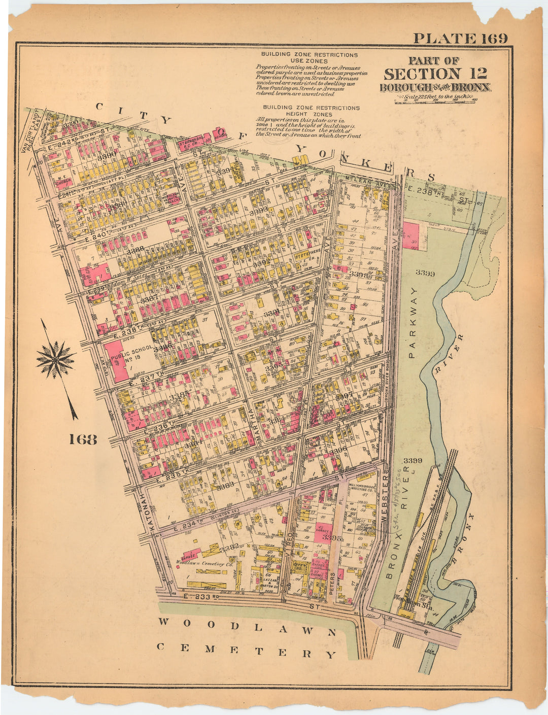 The Bronx, New York 1928 Plate 169